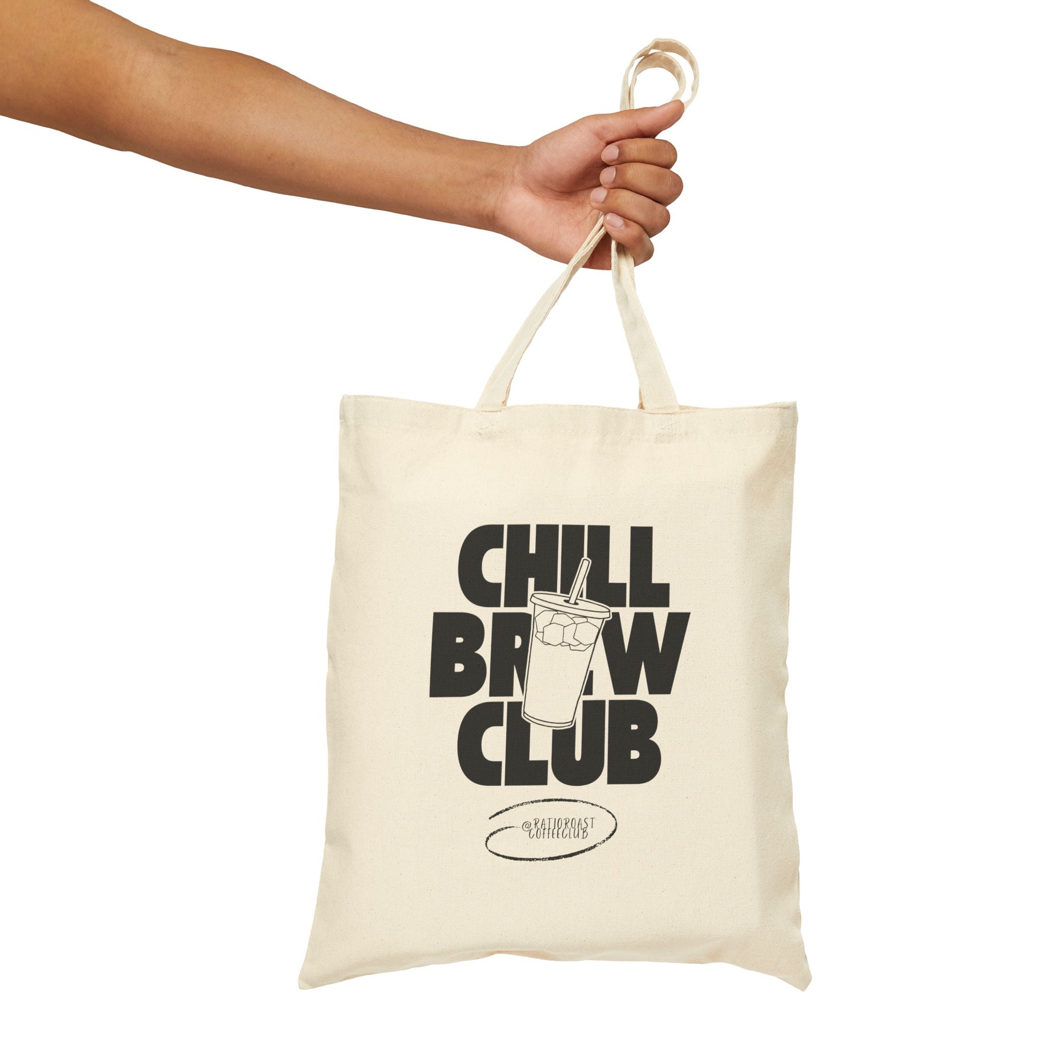 Chill Brew Club Tote — Iced Coffee Canvas Tote Bag